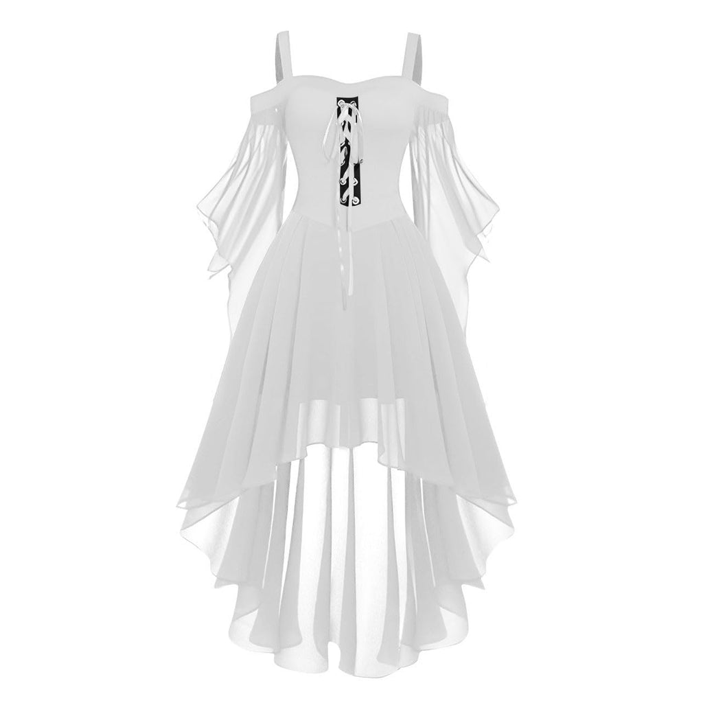 VESTIDO MEDIEVAL BLANCO